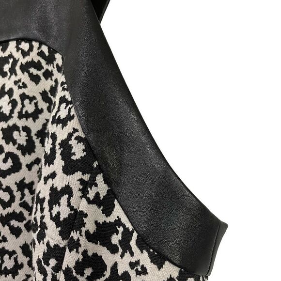 4C Collective Anthropologie Leopard Print Dress Size 4 - Picture 5 of 9